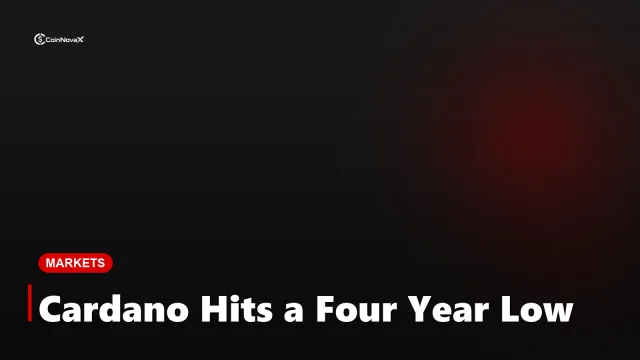 Cardano Slips Below 20 Cents to a Four Year Low