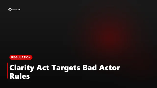 Crypto Clarity Act Targets Bad Actor Provisions Amid Senate Gridlock