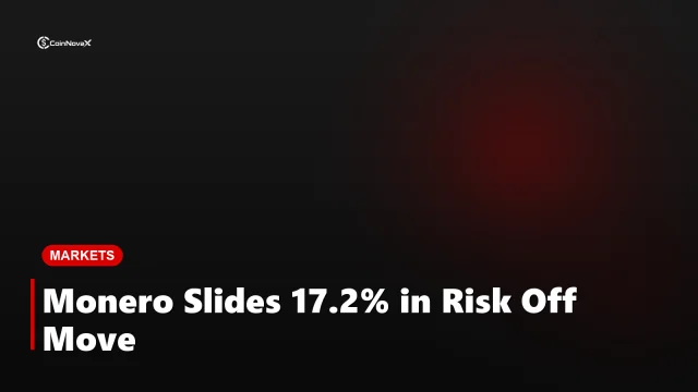 Monero Falls 17.2% as the Macro Risk Off Mood Deepens
