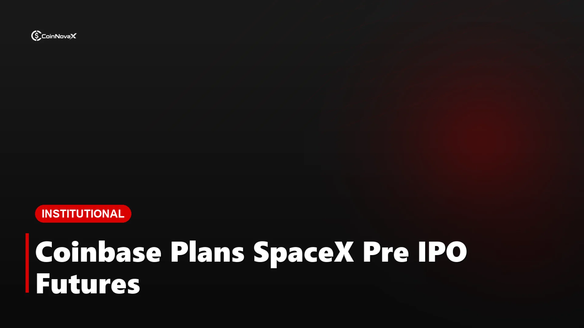 A glossy red 3D rocket beside a futures chart on a dark background