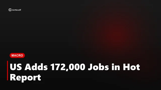 Blowout US Payroll Report Adds 172,000 Jobs and Shifts Rate Cut Bets