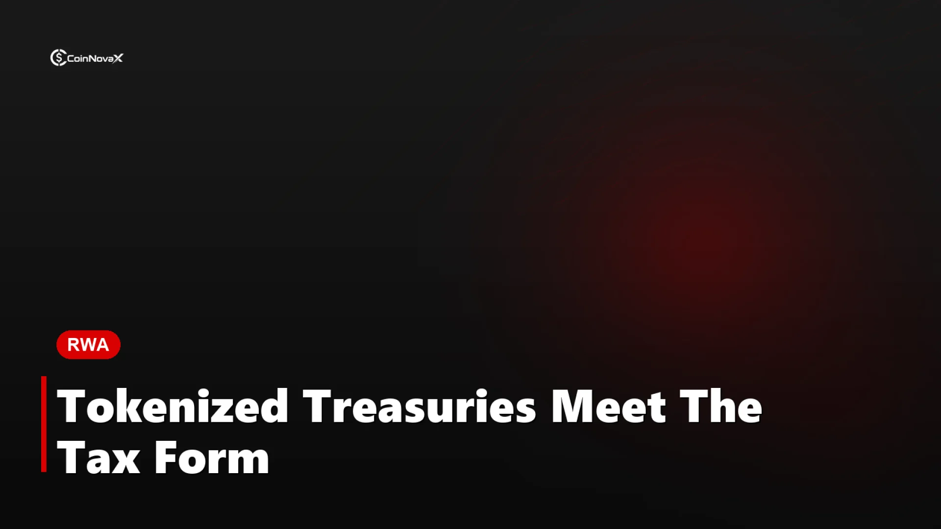 A glowing digital treasury bond certificate dissolving into blockchain tokens inside a smartphone crypto wallet